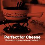 Swissmar Heidi Ceramic Fondue Set with Forks