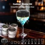 Electric Whiskey Smoker Kit with LED Lights