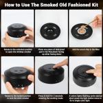 Electric Whiskey Smoker Kit with LED Lights