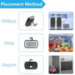 Digital Refrigerator Thermometer 2-Pack with LCD Display