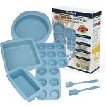 7-in-1 Nonstick Silicone Baking Tray Set