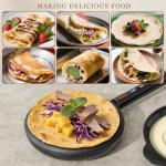 8-Inch Electric Crepe Maker with Non-Stick Coating