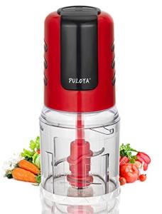 PULOYA 2-Cup Mini Electric Food Processor 400W