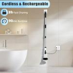 Cordless Electric Spin Scrubber with 8 Brush Heads