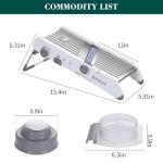 Adjustable Stainless Steel Mandoline Slicer