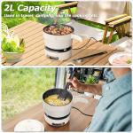 HYTRIC 2L Portable Electric Cooker with Dual Control