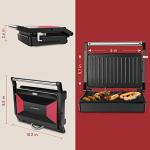 Aigostar 1000W Non-Stick Panini Press Grill