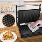 Aigostar 1000W Non-Stick Panini Press Grill