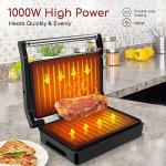 Aigostar 1000W Non-Stick Panini Press Grill