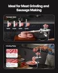 VEVOR Stainless Steel Manual Meat Grinder with Clamp