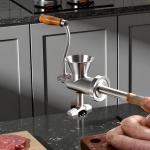 VEVOR Stainless Steel Manual Meat Grinder with Clamp