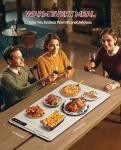 Silicone Food Warming Mat with 7 Settings