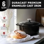Mueller Home 6 Quart Cast Iron Dutch Oven