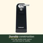 Cuisinart Deluxe Electric Can Opener, Black
