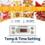 VIVOHOME 8-Tray Electric Food Dehydrator Machine