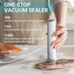 Handheld Vacuum Sealer with 22 Reusable Bags