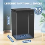 BANGSON 3.5 Cu.Ft Compact Chest Freezer, Black