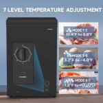 BANGSON 3.5 Cu.Ft Compact Chest Freezer, Black