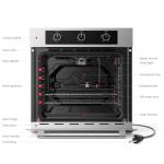 GASLAND 24" Stainless Steel Gas Wall Oven