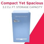 Frigidaire Retro Compact Fridge with Bottle Opener