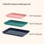 Bella Nonstick 3-Piece Cookie Pan Set