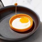 Silicone Egg Rings Set - 4 Colorful Molds