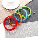 Silicone Egg Rings Set - 4 Colorful Molds
