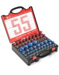 55-Piece Bolt and Thread Measuring Tool Set