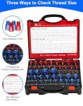 55-Piece Bolt and Thread Measuring Tool Set