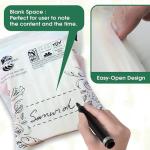 Moonygreen Compostable Resealable Freezer Bags, 50 Count