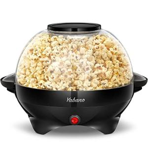 6-Quart Electric Popcorn Maker with Nonstick Plate