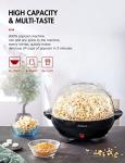 6-Quart Electric Popcorn Maker with Nonstick Plate