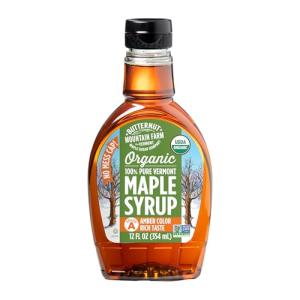 Organically Made Vermont Maple Syrup, Easy Squeeze