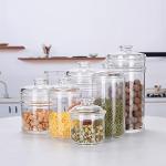 Airtight Acrylic Storage Jar with Silicone Seal