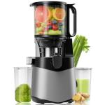 Cold Press Juicer with Wide Feed Chute, Dark Grey