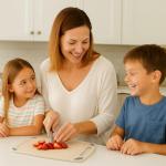 Reversible Wheat Straw Cutting Board Set