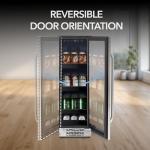 Whynter 12-inch Built-in Beverage Cooler with Glass Door