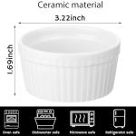 60 Pcs Ceramic Butter Warmers Set, Include 12 Butter Warmers for Seafood Melter with Stands, 48 Tea Light Candles Food Warmer Candle for Fondue Chocolate Dishwasher Microwave Oven Safe