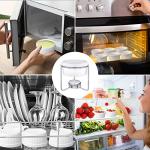 60 Pcs Ceramic Butter Warmers Set, Include 12 Butter Warmers for Seafood Melter with Stands, 48 Tea Light Candles Food Warmer Candle for Fondue Chocolate Dishwasher Microwave Oven Safe