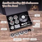 Electric Whiskey Smoker Kit, Old Fashioned Smoker Kit with 8 Wood Chip, Cocktail Smoker Kit with Whiskey Stone, Drink Smoker Gift Set for Birthday, Bourbon Whiskey for Men, Dad, Husband