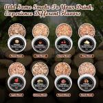 Electric Whiskey Smoker Kit, Old Fashioned Smoker Kit with 8 Wood Chip, Cocktail Smoker Kit with Whiskey Stone, Drink Smoker Gift Set for Birthday, Bourbon Whiskey for Men, Dad, Husband