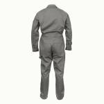 Men's Grey Flame-Resistant Coverall - Large Size