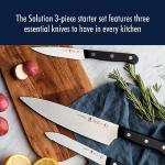HENCKELS Solution Razor-Sharp 3-pc Starter Knife Set, German Engineered Informed by 100+ Years of Mastery