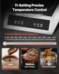 VEVOR Portable Commercial Cooktop, 3500W Induction Burner with 11 Temperature Settings, Stainless Steel Countertop Induction Hot Plate with 3H Timer, Child Lock, for Restaurant Cooking