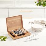WÜSTHOF 8-Piece Stainless Mignon Steak Knife Set, Silver