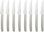 WÜSTHOF 8-Piece Stainless Mignon Steak Knife Set, Silver
