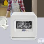 3-In-1 Portable Dishwasher, 785W Countertop Mini Dishwasher With Display Screen & Child Lock,Multi-Functional Large Capacity Compact Drying Storage Dishwasher For Apartments,Dorms,Rvs, Kitchens