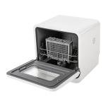 3-In-1 Portable Dishwasher, 785W Countertop Mini Dishwasher With Display Screen & Child Lock,Multi-Functional Large Capacity Compact Drying Storage Dishwasher For Apartments,Dorms,Rvs, Kitchens