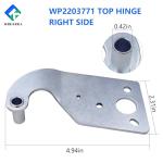 WP2203771 Top Hinge Right Side Compatible with Whirlpool Refrigerator 2203771
