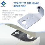 WP2203771 Top Hinge Right Side Compatible with Whirlpool Refrigerator 2203771